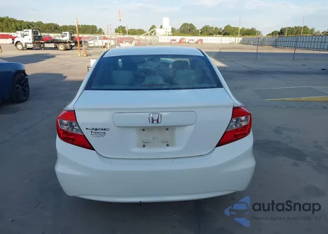 2012 Honda Civic Lx из США, поврежденный, VIN 19XFB2F56CE003628